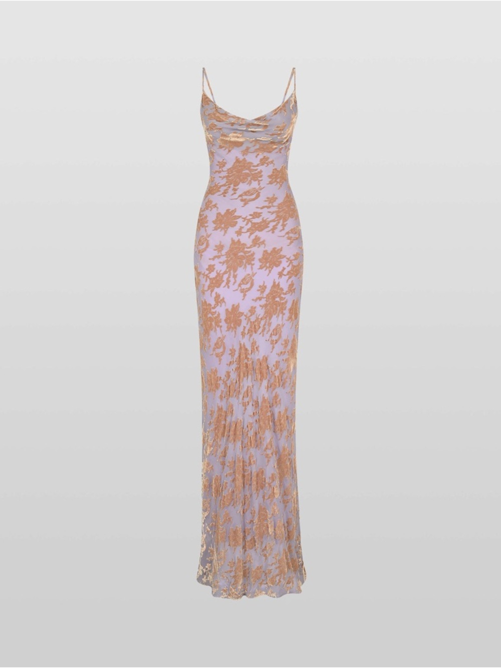 Rat & Boa Athena Dress Maxi Long Wedding Guest Classy Silk Velvet XS Purple - Picture 7 of 17